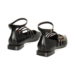 Ballerines noires lacées, Primadonna, 244934613SCNERO035, 003 preview