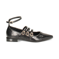 Ballerines noires lacées, Primadonna, 244934613SCNERO035, 001 preview