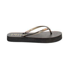 Sandales plage noires en pvc, Primadonna, 23R585100PVNERO035, 001 preview