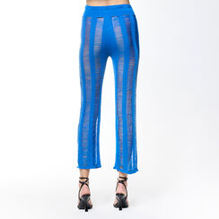 Pantalone blu cobalto in tessuto, Primadonna, 23B410020TSBLCOS, 002 preview