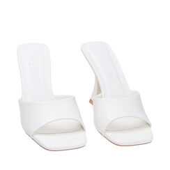 Mules Open Toe blanches, Primadonna, 234925607EPBIAN036, 002a