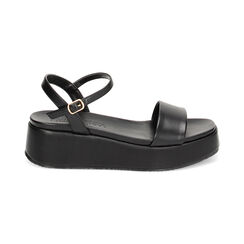 Zeppe nere, platform 5 cm, Primadonna, 234960228EPNERO035, 001 preview