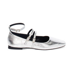 Ballerine argento laminate, Primadonna, 244929531LMARGE035, 001 preview