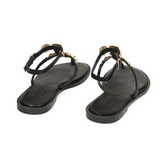 Sandalias planas negras, Primadonna, 234922021EPNERO035, 003 preview