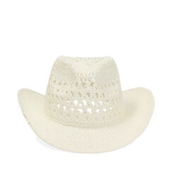 Sombrero blanco de paja, Primadonna, 23B431120PGBIANUNI, 002a