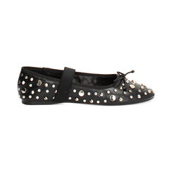 Ballerine nere con borchie, Primadonna, 244999216EPNERO035, 001 preview