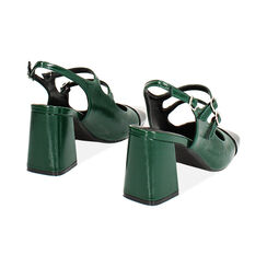 Zapatos de salón slingback verdes, Primadonna, 244941912NPVERD035, 003 preview