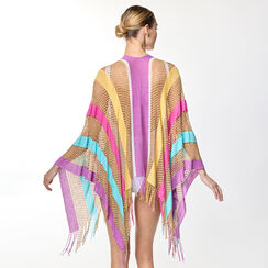 Poncho multicolore fuchsia, Primadonna, 23B401107TSMUFUUNI, 002 preview