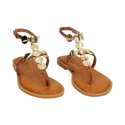 Sandalias planas marrones, Primadonna, 234922021EPMARR035, 002 preview