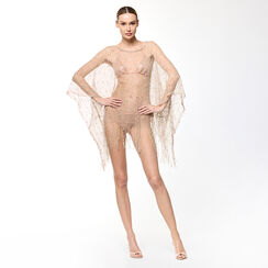 Poncho beige transparente, Primadonna, 23B401112TSBEIGUNI, 001 preview