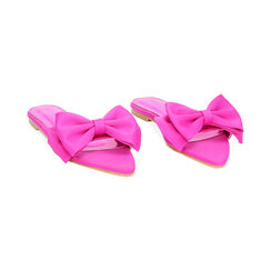 Sandales plates fuchsia en lycra, Primadonna, 234922801LYFUCS035, 002 preview