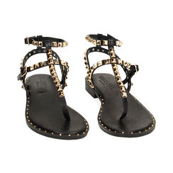 Sandalias planas negras, Primadonna, 234922819EPNERO036, 002 preview