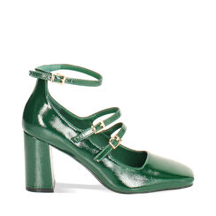 Zapatos de tacón anchos verdes, Primadonna, 244912907NPVERD035, 001a