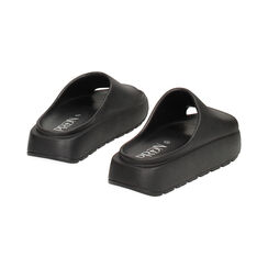 Sandales de plage noires en PVC, Primadonna, 234701115PVNERO040, 003 preview