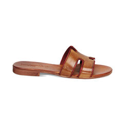 Sandalias bajos cognac-rojo en becerro, Primadonna, 237204955VACORO035, 001 preview