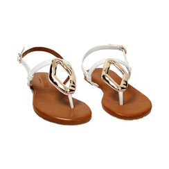 Sandalias planas blancas, Primadonna, 234992823EPBIAN035, 002 preview