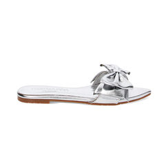 Sandalias planas plateadas en laminado, Primadonna, 234922801LMARGE037, 001 preview