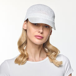 Cappello bianco in rafia, Primadonna, 23B431118RFBIANUNI, 001a