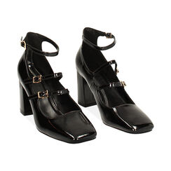 Zapatos de tacón anchos negros, Primadonna, 244912907NPNERO035, 002 preview