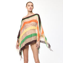 Poncho multicolore orange, Primadonna, 23B401104TSMUARUNI, 001 preview