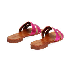 Sandales basses fuchsia en cuir, Primadonna, 237239350PEFUCS035, 003 preview