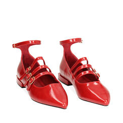 Bailarinas rojas con cordones, Primadonna, 244934613SCROSS035, 002a