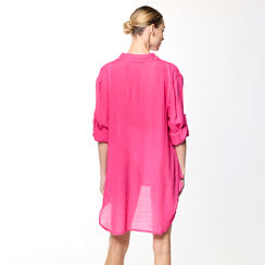 Vestido de playa fucsia camisa, Primadonna, 23B410041TSFUCSUNI, 002 preview