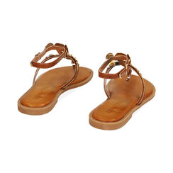 Sandalias planas marrones, Primadonna, 234922021EPMARR035, 003 preview