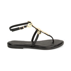 Sandalias planas negras, Primadonna, 234922021EPNERO035, 001 preview