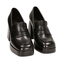 WOMEN SHOES MOCASSINS SYNTHETIC NERO, Primadonna, 224878101EPNERO035, 002 preview