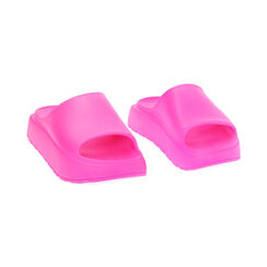 Sandales de plage fuchsia en PVC, Primadonna, 234701115PVFUCS038, 002 preview