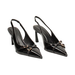 Escarpins slingback noirs, Primadonna, 242110603VENERO035, 002 preview