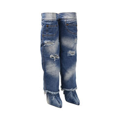 Stivali denim jeans, tacco 10,5 cm, Primadonna, 212127308TSJEAN035, 002 preview