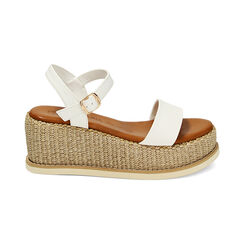 Sandalias con cuña blancas, Primadonna, 234939805EPBIAN038, 001 preview