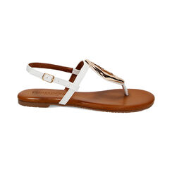 Sandalias planas blancas, Primadonna, 234992823EPBIAN035, 001 preview