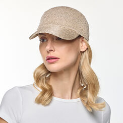 Cappello oro in rafia, Primadonna, 23B431118RFOROGUNI, 002 preview