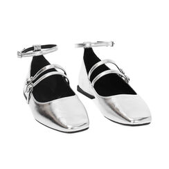 Ballerine argento laminate, Primadonna, 244929531LMARGE035, 002 preview