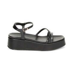 Zeppe nere, platform 5 cm, Primadonna, 234960229EPNERO035, 001 preview