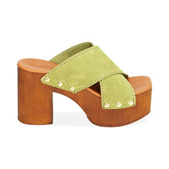 ZAPATOS CUÑA SUEDE VERD, Primadonna, 214387855CMVERD036, 001 preview