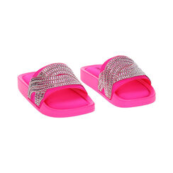 Sandalias de playa fucsia en lycra, Primadonna, 23U508228LYFUCS035, 002 preview