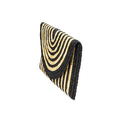 Pochette mare nera-marrone in paglia, Primadonna, 23J914569PGNEMAUNI, 002 preview