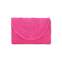 Pochette plage fuchsia en paille, Primadonna, 23J910511PGFUCSUNI, 001 preview