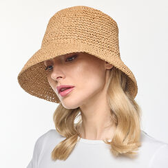 Chapeau marron en paille, Primadonna, 23J912740PGMARRUNI, 001 preview