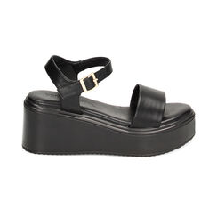 Sandalias con cuña negras, Primadonna, 23R848201EPNERO037, 001 preview