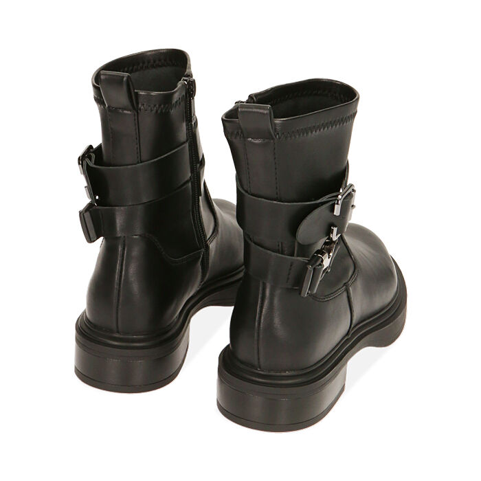 Bottines femme noires avec sangles Primadonna Collection