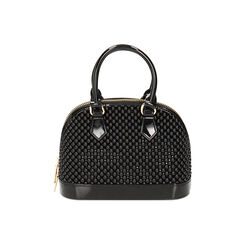 Minibag nera a bauletto, Primadonna, 23Z702303PVNEROUNI, 003 preview