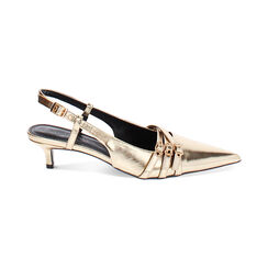 Zapatos slingback dorados elegantes, Primadonna, 244945802LMOROG035, 001 preview