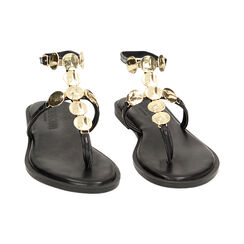 Sandalias planas negras, Primadonna, 234922021EPNERO035, 002 preview