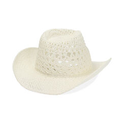 Sombrero blanco de paja, Primadonna, 23B431120PGBIANUNI, 003 preview