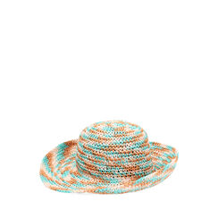 Sombrero multicolor de paja, Primadonna, 23B431125PGMULTUNI, 002a